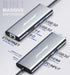 Hiearcool USB C Hub Ethernet, 4K@60 USB C to HDMI Hub, 8in1 Multi-Port Adapter for MacBook Pro Air, Dell