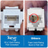 ICC CAT6 Keystone Jack, Inline IDC No Pair Split Wiring, UL Listed PoE++, Purple
