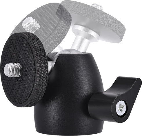 iSaddle 1/4"-20 11/10/9/8/Max Magnetic Camera Mount with Male Thread Tripod Adapter - Dual Base Heavy-Duty Magnetic Cam
