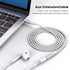 MOSWAG 3.5mm Male to Female Extension Cable, Microphone Stereo Audio Adapter, Nylon Braided Compatible with Home/Car