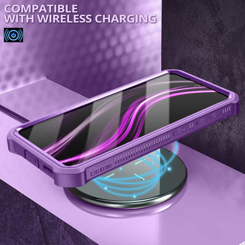 Dexnor for Samsung Galaxy S21 Case - Heavy Duty Military Grade Protection with Built-in Screen Protector