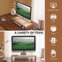 KIRIGEN Monitor Stand Wooden, Desk Stand for Computer/Laptop/TV Printer, Desktop Workspace Platforms Stands, Natural