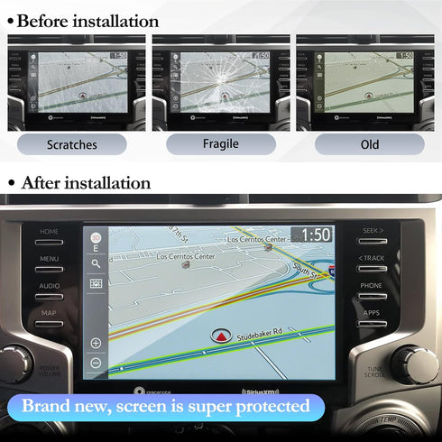 SKTU Screen Protector for 2024 Toyota 4Runner 8 Inch Navigation, Tempered Glass Anti-Scratch HD Clear Accessories