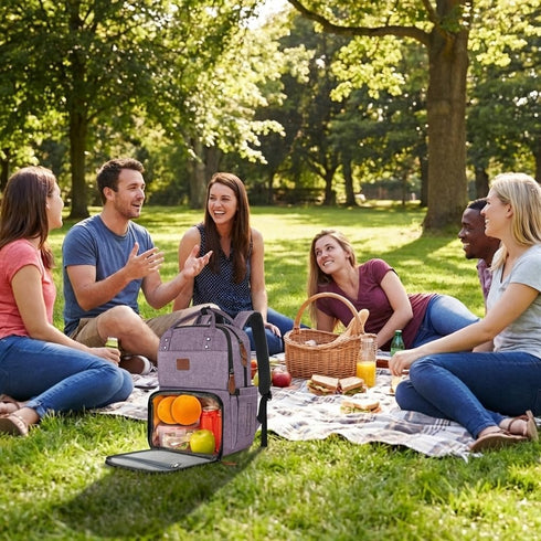 Backpack Backpacks 15.6 inch MATEIN Laptop with Lunch Box, Insulated Women with Cooler Compartment, Fits Laptop Water