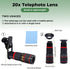 Acouto 20X Telephoto Lens for Smartphones - Black