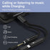 USB C to 3.5mm Headphone and Charger Adapter for Samsung Galaxy A55 A35 S24 S23 Ultra A15 A54 S22 S21, 2 in 1 USB Type C to Aux Audio Jack Adapter with PD 60W Fast Charging Dongle Cable for iPhone 15