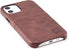 Dockem Wallet Case for iPhone 12 & 12 Pro, Built-in Metal Plate for Magnetic Mounting, 2 Credit Card Holders (Brown)