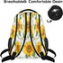 Wicewott Backpack 18in Backpacks Pack Backpack Yellow Sunflower Bouquet for Women Men Large Capacity Waterproof Laptop