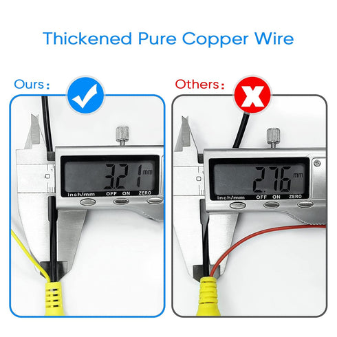 Pixelman 18AWG 6ft RCA Plug Speaker Wire, 2Pcs, RCA Male Plug to Bare Wire, Audio Adapter Cable for Stereo Speakers