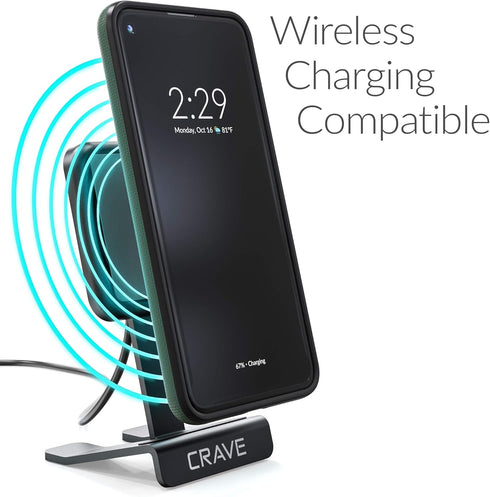 Crave Pixel 5 Case, Dual Guard Protection Series for Google Pixel 5 - Forest Green