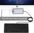 Ultra-Slim 78keys USB-C Mini Wired Keyboard with Media Hotkeys for Apple Mac Pro, MacBook, iMac, Windows Desktop PC