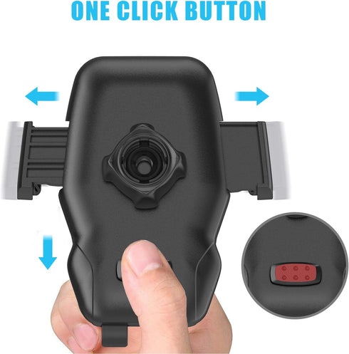 WixGear Universal Car Phone Mount Holder with New Gravity Self-Locking Design, Compatible with All Smartphones