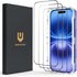 UNBREAKcable 3 Pack Screen Protector for iPhone 16, Military Grade Shatterproof, Easy Installation Tool