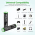 HiQuick (8 Pack), 1.2V 1100Mah 8 Rechargeable AAA Batteries Ni-MH Low Self Discharge & Pre-Charged AAA Batteries
