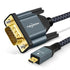Twozoh Micro HDMI Cable 3.3ft, Gold-Plated & Braided, Supports 1080P for Laptop, Projector, HDTV