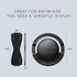 LOVEHANDLE Cell Phone Holder and Grip, 360 Mount and Grip, Combo Pack (Black Grip and Mount)
