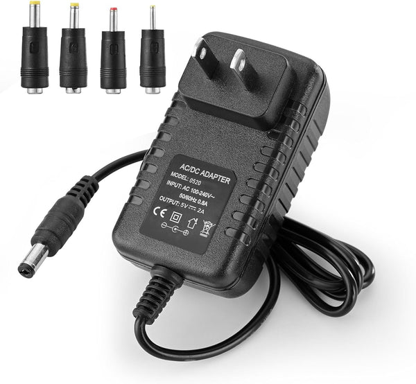 YDRANT 5V 1A 2A Charger for Record Player Power Cord fit for Vinyl