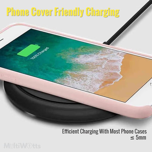 15W Fast Certified Wireless Charger Pad for iPhone (15/15Pro/15 Pro Max, 14/14 Pro/14 Pro Max), Samsung