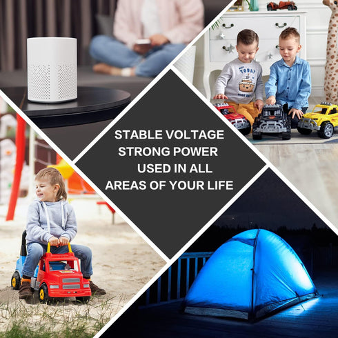 7.4V 2500mAh Li-ion Rechargeable Battery for Speaker, Remote Control Toy, Bluetooth Boom Box, Portable DVD Player