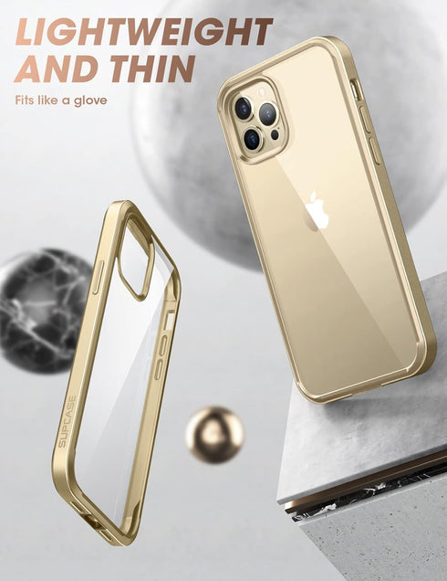 SUPCASE iPhone 13 Pro Max Case with Screen Protector, Anti-Scratch Full-Body Protection Slim Clear Shockproof Case