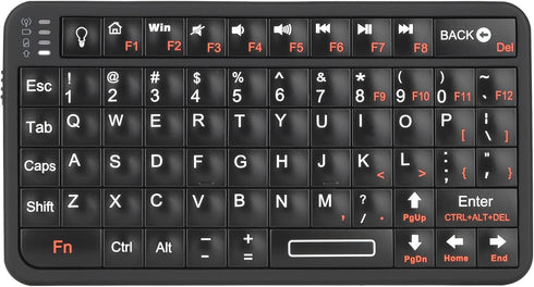 Rii Mini Bluetooth Keyboard, Portable Wireless Backlit Keyboard, Rechargeable for Smart TV/Android TV