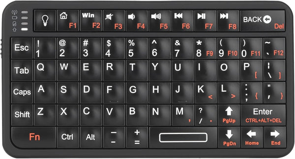 Rii Mini Bluetooth Keyboard, Portable Wireless Backlit Keyboard, Rechargeable for Smart TV/Android TV