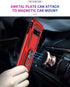 Androgate Case for Samsung Galaxy S10 Plus with HD Screen Protectors - Military-Grade Metal Ring Holder Kickstand,