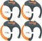 Cable Cuff PRO, 4 Pack: 4x Large 3 Inch Diameter, Adjustable, Reusable Cable Tie Replacements