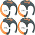 Cable Cuff PRO, 4 Pack: 4x Large 3 Inch Diameter, Adjustable, Reusable Cable Tie Replacements