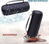LTGEM EVA Hard Carrying Case for JBL FLIP 6/FLIP 5 - Waterproof Portable Bluetooth Speaker Case, Blue