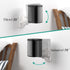 WALI Speaker Wall Mounts, Bookshelf Speaker Wall Mount Brackets, Surround Sound Speaker Mounts, 2 Pack, White