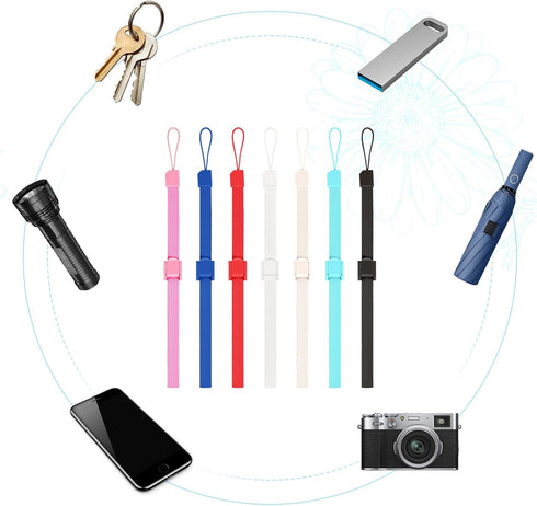 FdcLixuvol 7 Mp3, PCS Hand Wrist Strap, Adjustable Phone Lanyards for Wii Remote Multi Purpose Wristbands Phone Strap