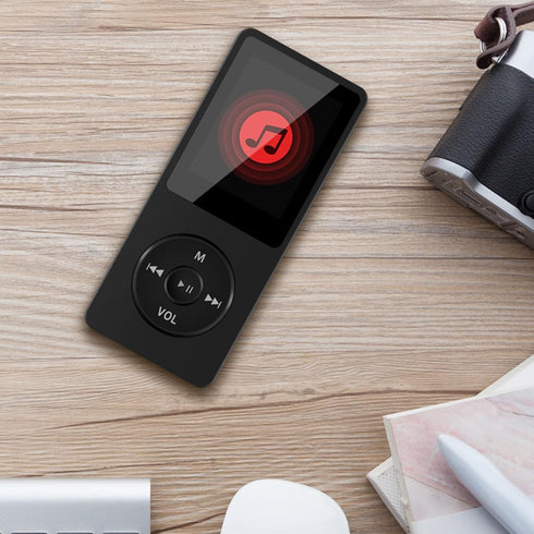 ciciglow MP3 MP4 1.8 Inch 3.5mm 64GB Player with Bluetooth, Screen Lossless Sound WL Music Player with Interface, Small