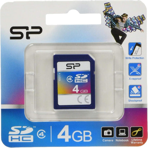 SP Silicon Power Silicon Power 4GB Class 4 SDHC Memory Card