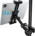 Updated Tablet Mount Holder for Mic Stand, Adjustable iPad Phone Holder for 4.7 to 13.5-inch Tablets & Smartphones