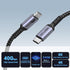 240W 3ft 2 Packs, 4 40Gbps 8K 16/16 Pro/16 Plus/16 USB C Cable USB Fast Charging, High Speed Data Speed, Video Monitor