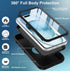 Shop iPhone 15 Plus Case - Heavy Duty, Full Body Rugged, Built-in Screen Protector, Shockproof & Dustproof, 6.7” Black.