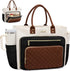 LOVEVOOK Teacher Tote Bag for Women Work, Laptop Bag With Large Cup Holder,