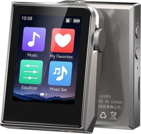 RUIZU 64GB HiFi Lossless MP3 Player, DAC DSD High Resolution Digital Audio Player,