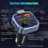 LENCENT Wireless Bluetooth 5.0 FM Transmitter Car Kit, Type-C PD 20W + QC3.0 Fast USB Charger, Hands-Free Calling, Hi
