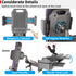 APPS2Car Sturdy CD Slot Phone Mount, One Hand Operation Design, Hands-Free Car Phone Holder for All Smartphones