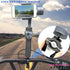 Bike Camera Mount for Mountain Bicycle/Motorcycle, Compatible with GoPro, OSMO, SJCAM, DJI with 1/4 Screw Adapter