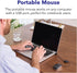 Verbatim 98616 Wired Optical Computer Mini USB-A Mouse - Plug & Play Corded Small Travel Mouse with Retractable Cable