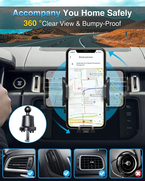 VANMASS 17 16 Phone Holders for Your Car Ultimate Military-Grade Car Phone Holder MountPatent & Safety Certs Upgraded