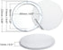 Fielect 8" Speaker Grill Cover White Speaker Grill Mesh Round SubWoofer Grille Car Speaker Grill Cover Guard Protector Replacement