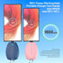 (2-Pack USB C Keychain Portable Charger, 1600mAh Mini Power Bank Ultra-Compact Battery Pack Power Emergency pod for Android Type-C Phones Samsung, Pixel, Moto etc-Pink&Blue
