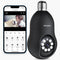 LaView 4MP Bulb Security Camera 2.4GHz, 360° Wireless Outdoor Indoor Full Color Day and Night, Motion Detection,