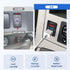 Anina Dual USB Charger Port for Toyota, 12V/24V 18W Quick Charger Socket Adapter with Digital Voltmeter Blue LED Light,