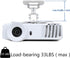 Full Motion Universal Projector Ceiling Mount Bracket with Adjustable Extendable Arms, Rotating Swivel Tilt for Home