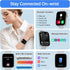Smart Watches for Women Men, 1.85" HD Screen, Fitness Tracker, Heart Rate, Blood Oxygen Monitor, Compatible with iPhone